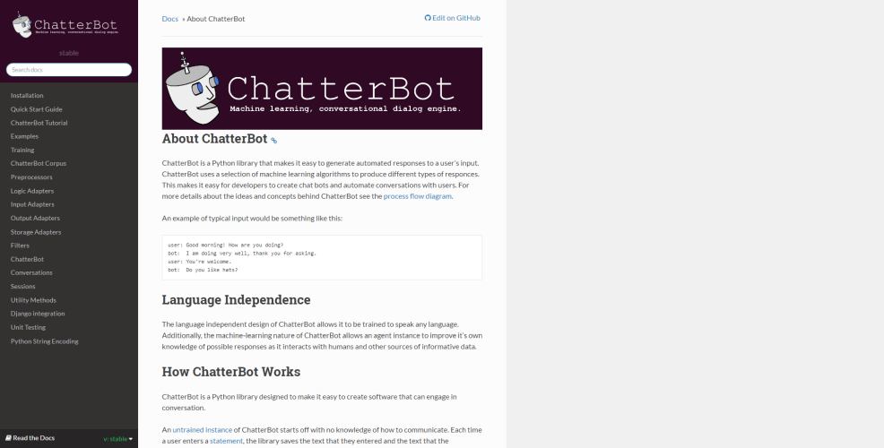 Chatterbot ai