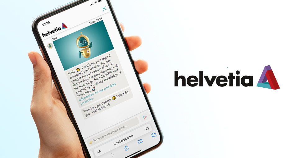 Helvetia - Generative AI insurance chatbot example