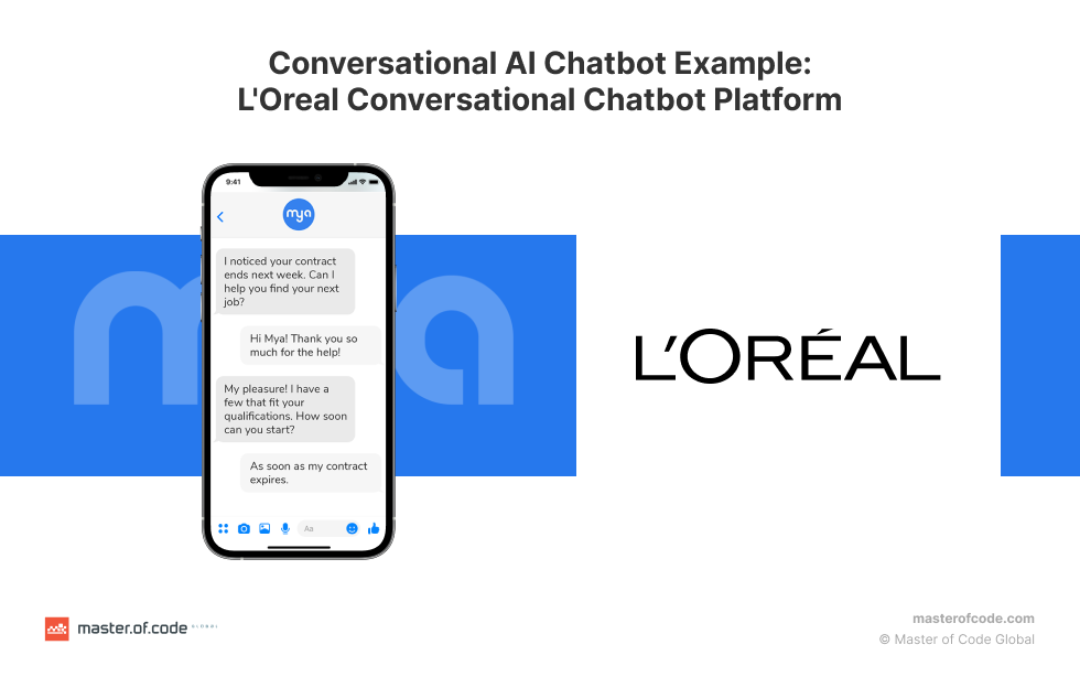 Conversational AI Chatbot Example: L`oreal