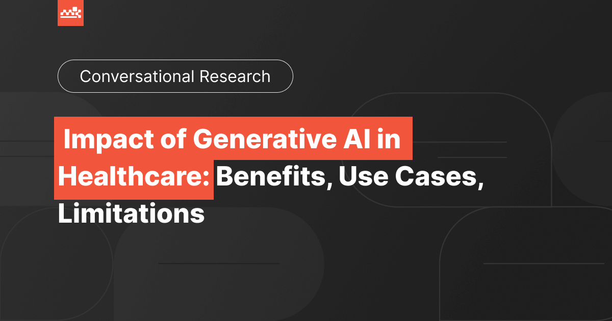 Generative AI in healthcare: Examples, benefits, use cases