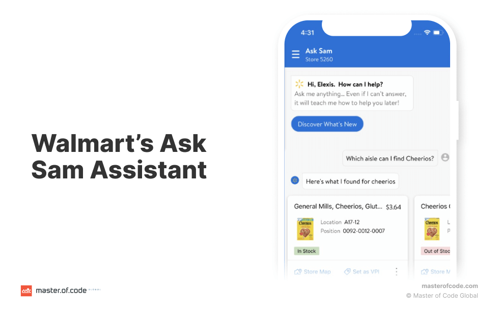 Walmart’s Ask Sam Assistant