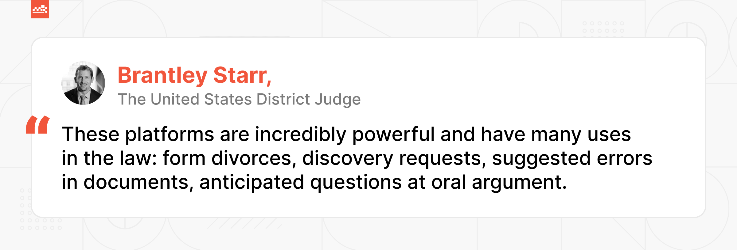 Starr Judge Quote