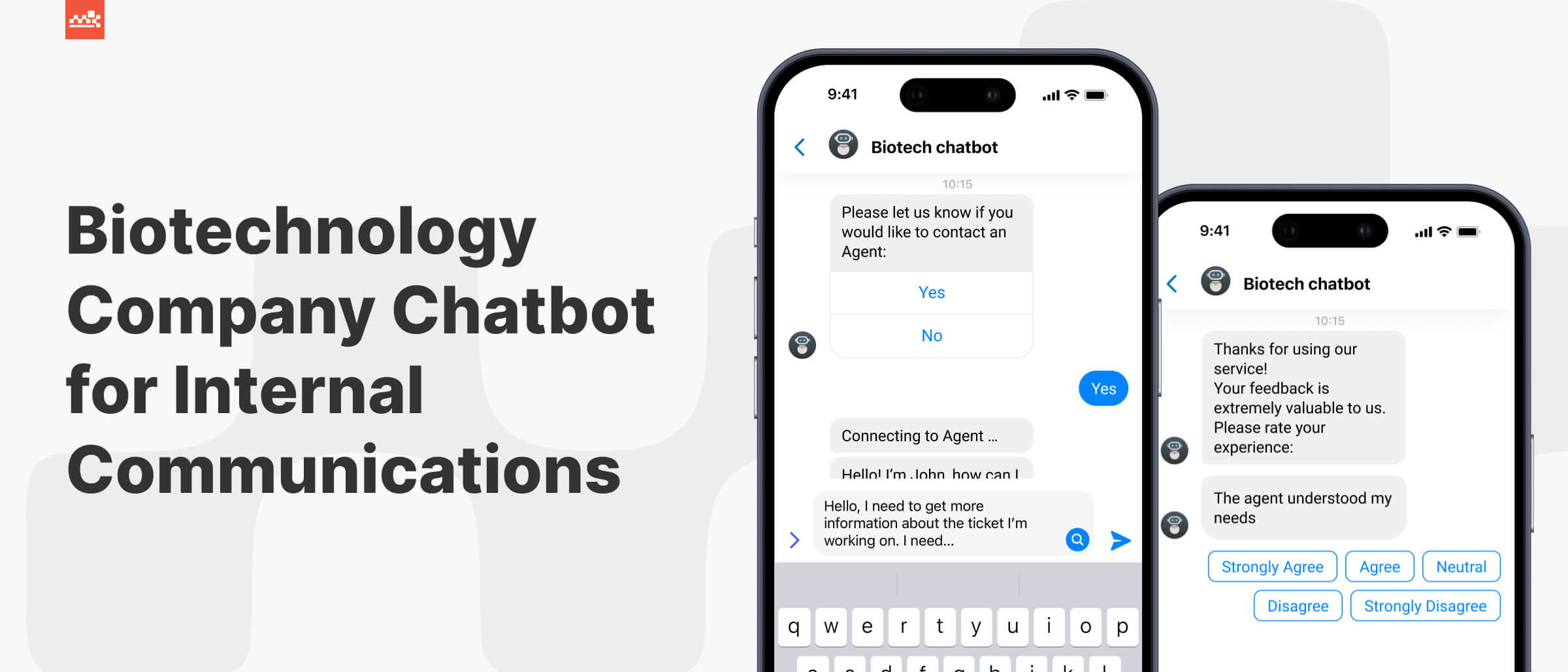 Biotechnology Company Chatbot for Internal Communications