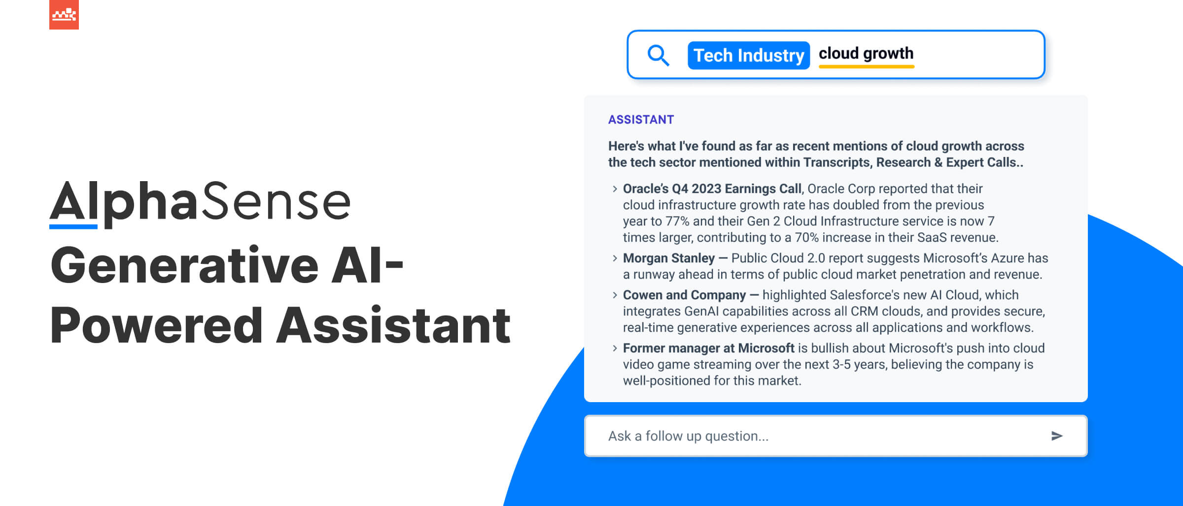 AlphaSense Generative AI-Powered Assistant
