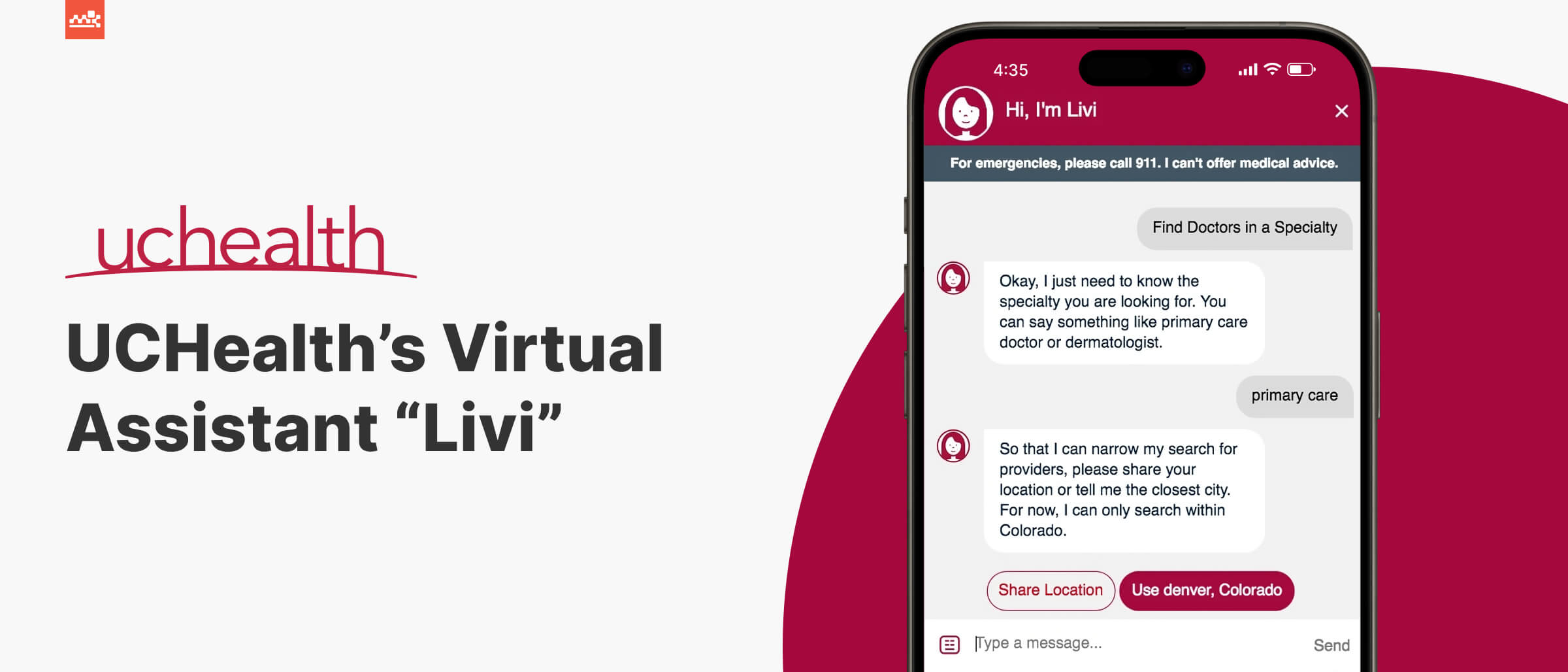 UCHealth's Virtual Assistant “Livi”