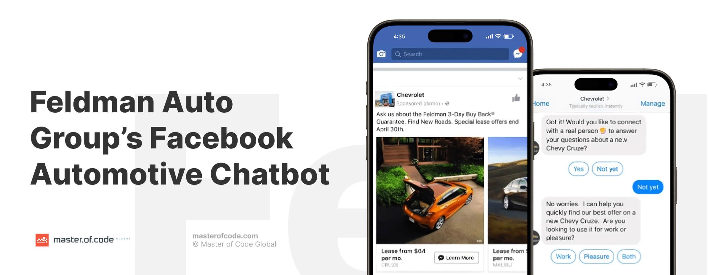 Feldman Auto Group’s Facebook Automotive Chatbot