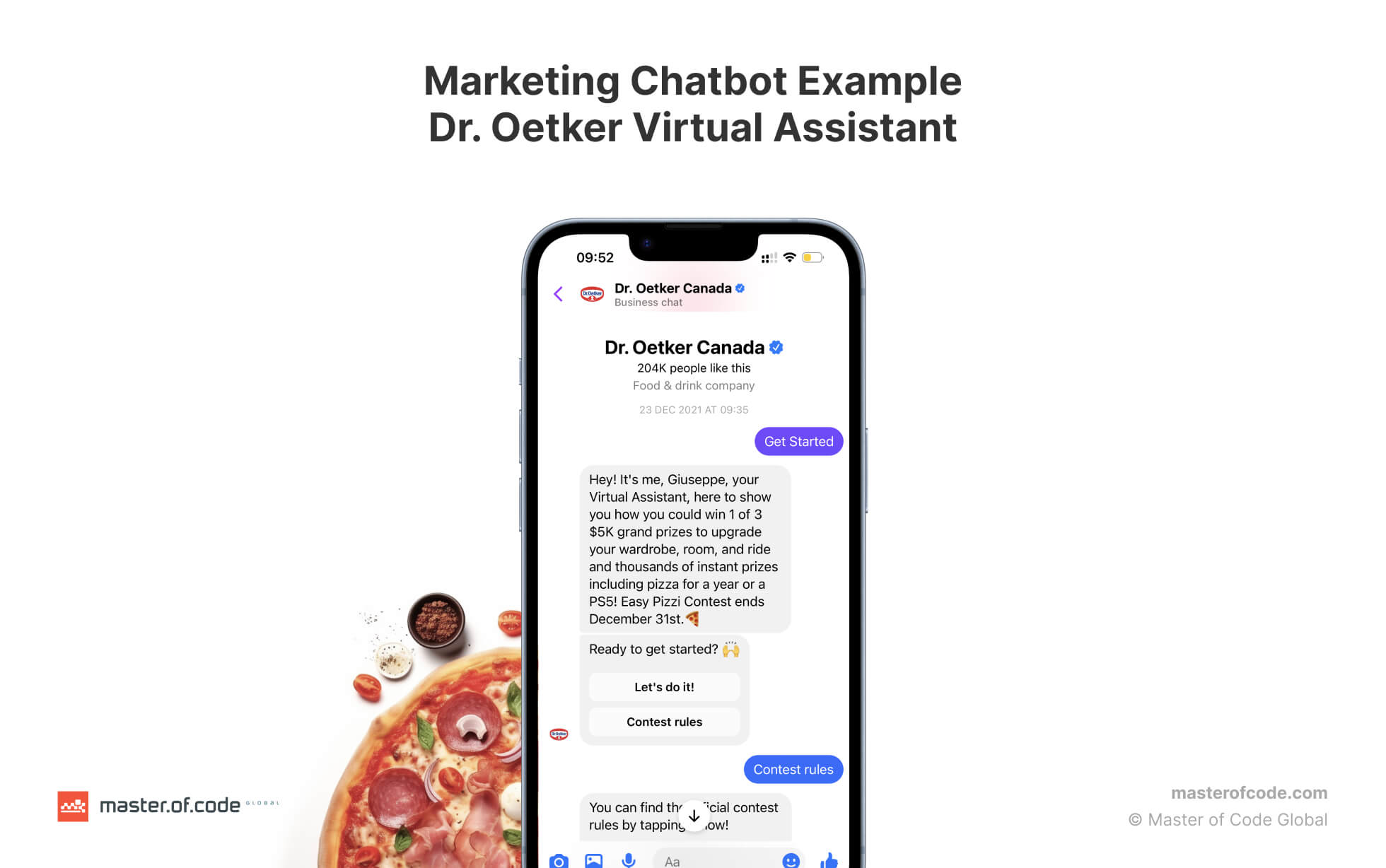 Dr. Oetker Virtual Assistant