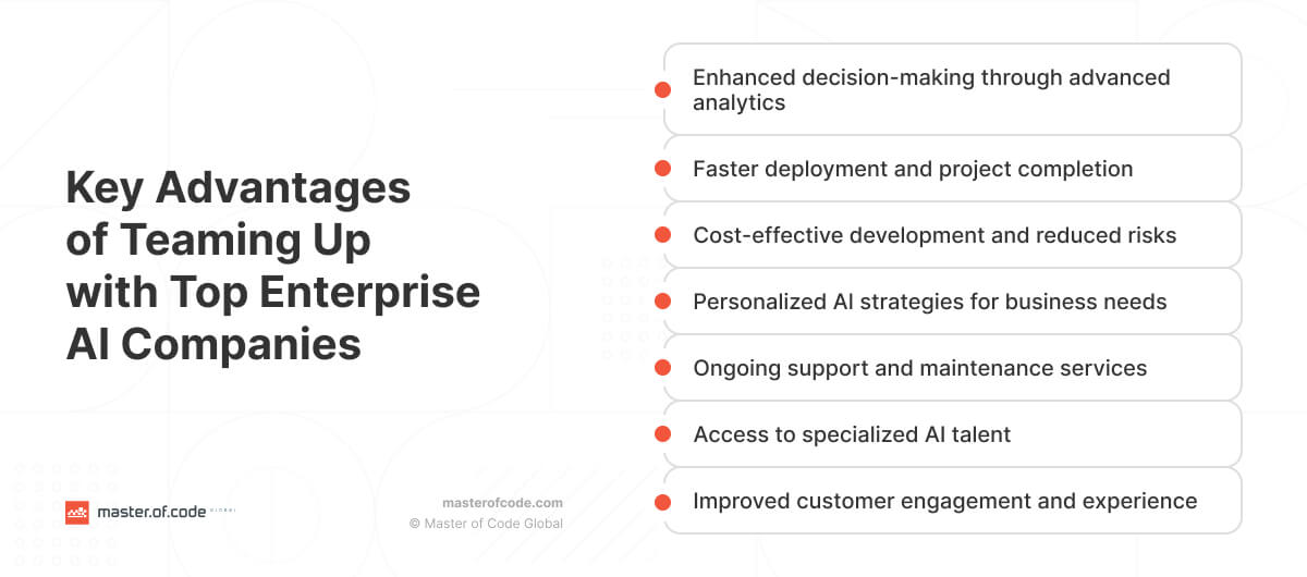 Key Advantages of Teaming Up with Top Enterprise AI Companies