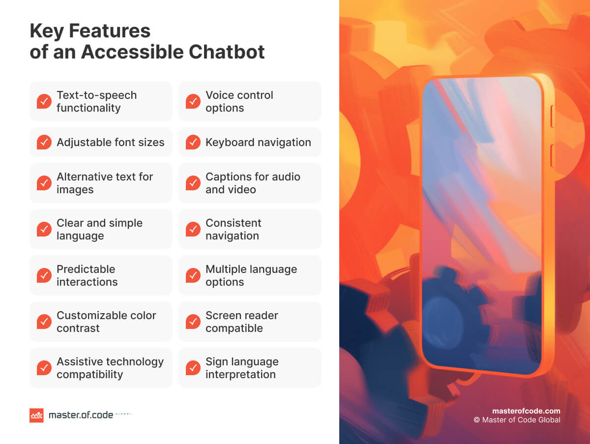 Key Features of an Accessible Chatbot