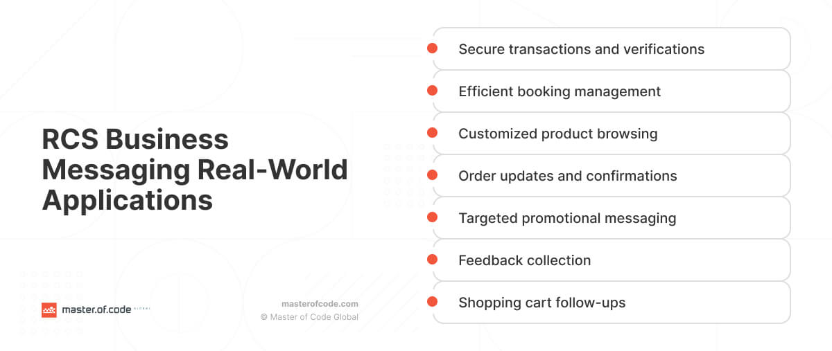 RCS Business Messaging Real-World Applications