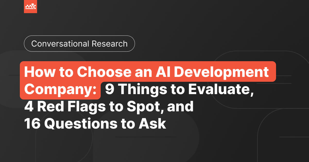 How to Choose an AI Development Company in 2026