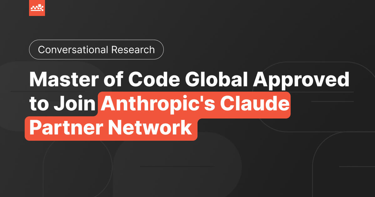 Master of Code Global Joins Anthropic Claude Partner Network
