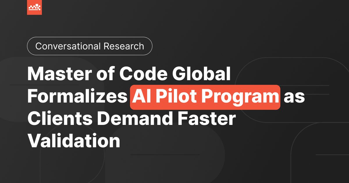AI Pilot Program From Master of Code Global | News