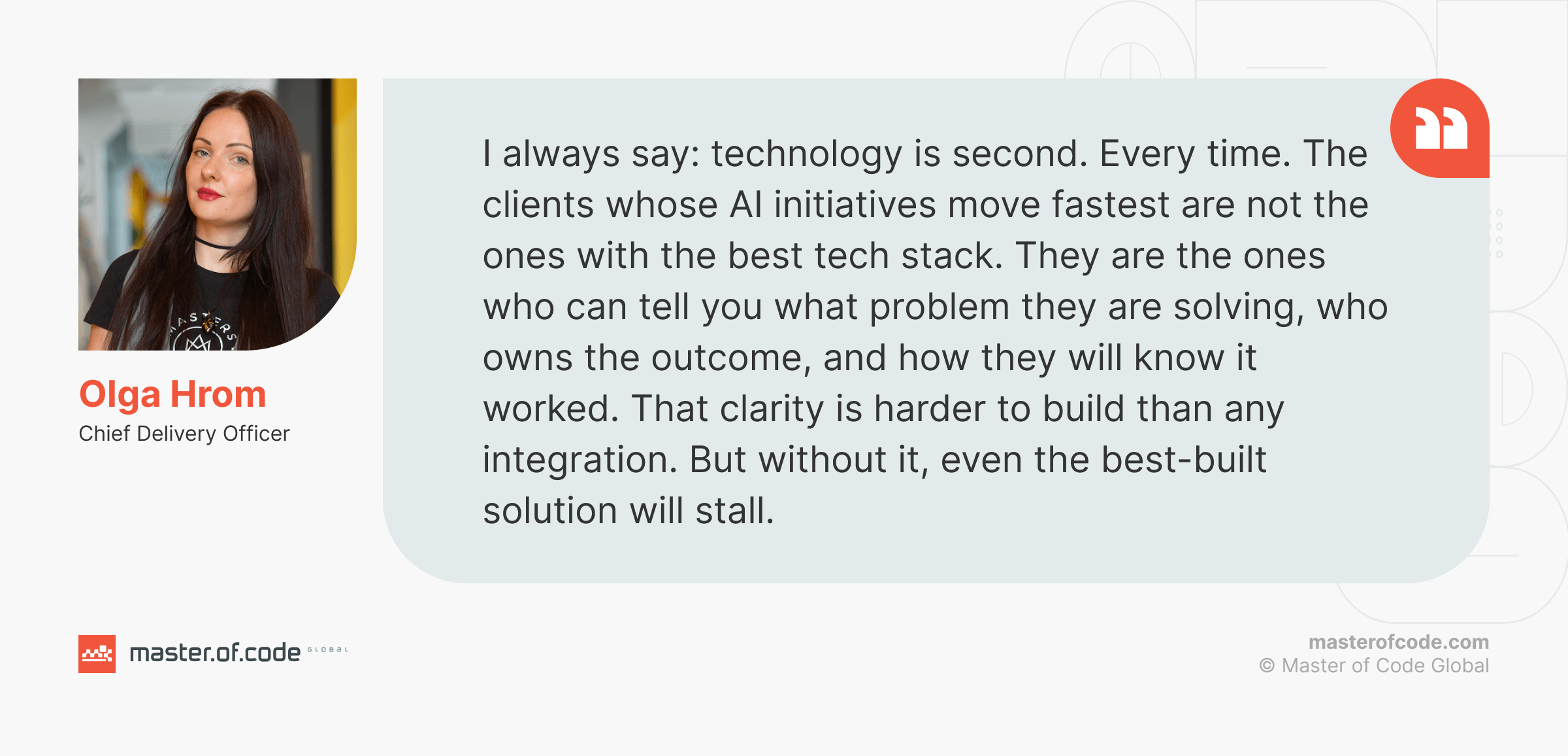AI transformation focus