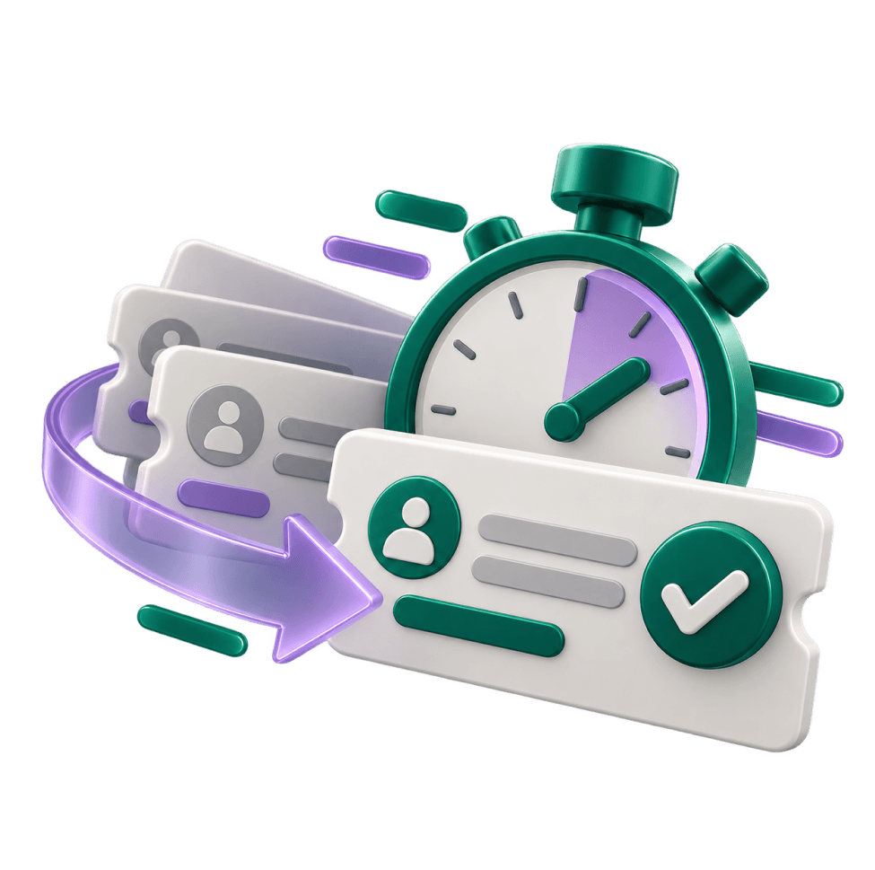faster time to close tickets